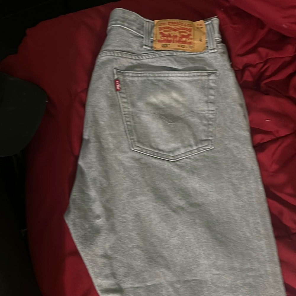 Grey levis waist 42 length 30 worn
